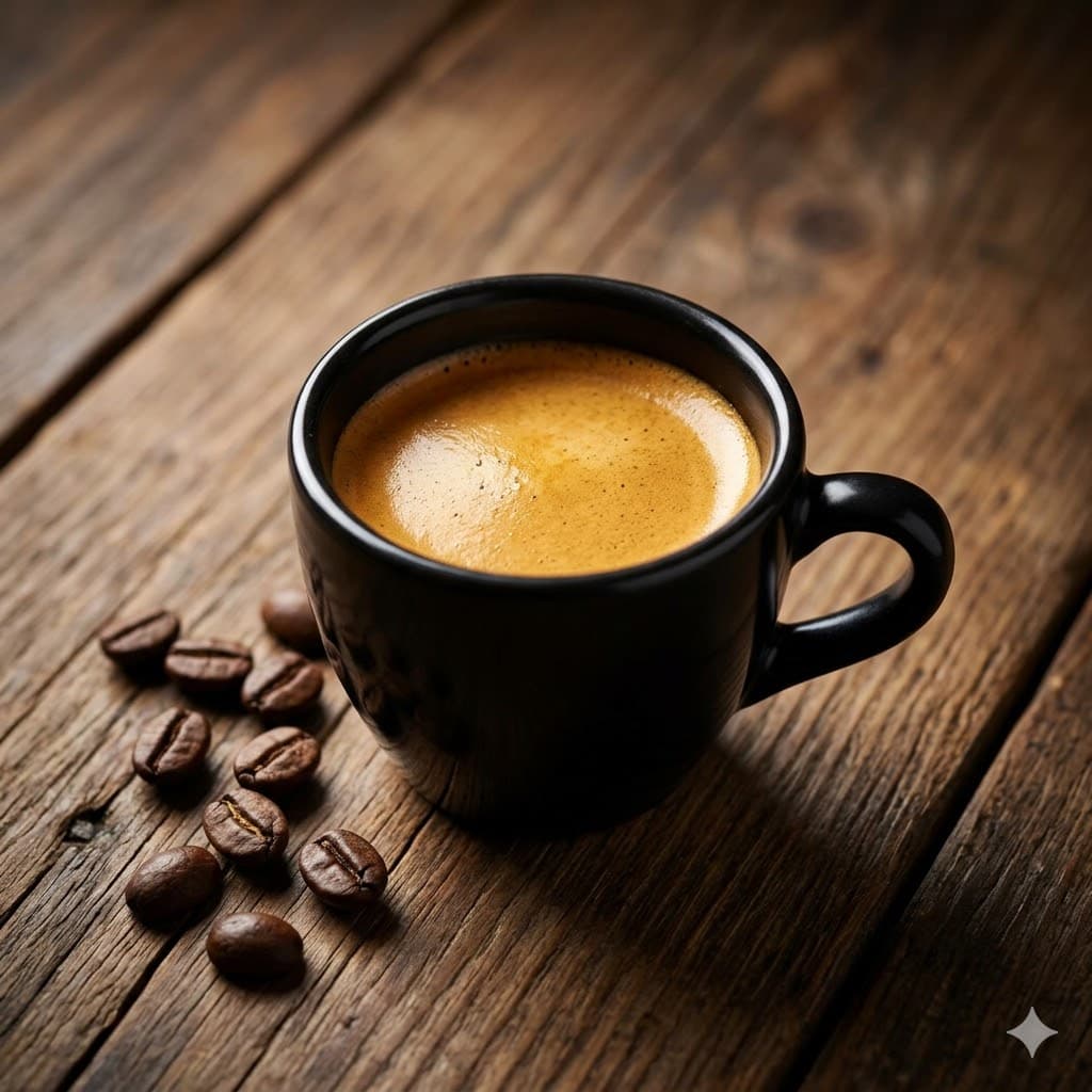 Espresso at AXUM Restaurant Leeds